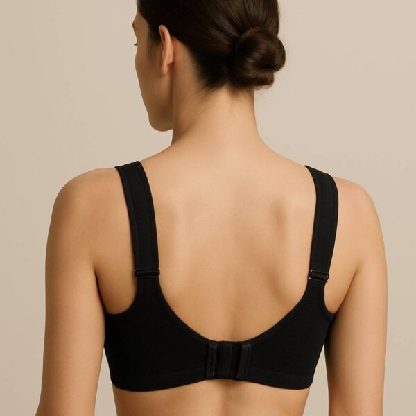 Cotton Cloud Post Surgery Bra Black