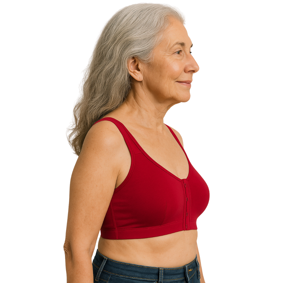 rthritis-friendly bra with front hook closure