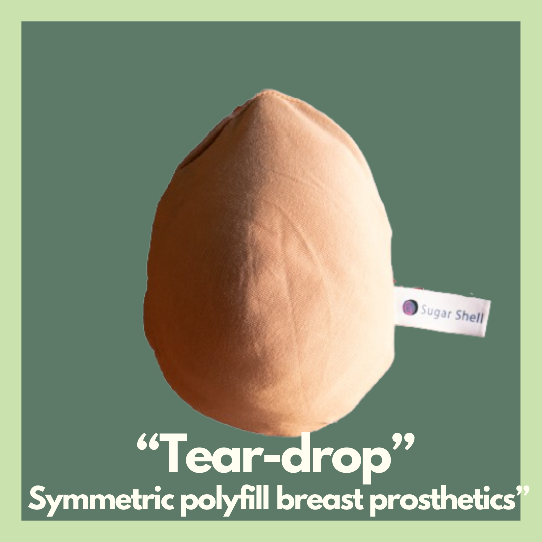 “Mammary” Poly-fill Tear Drop Breast Prosthetic